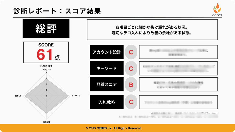 診断レポート画面キャプチャ